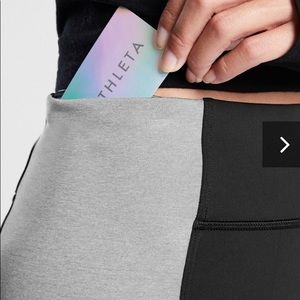 Athleta Crest colorblock leggings size xs